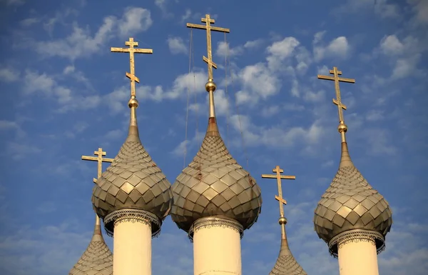 Cúpulas de la iglesia rusa —  Fotos de Stock