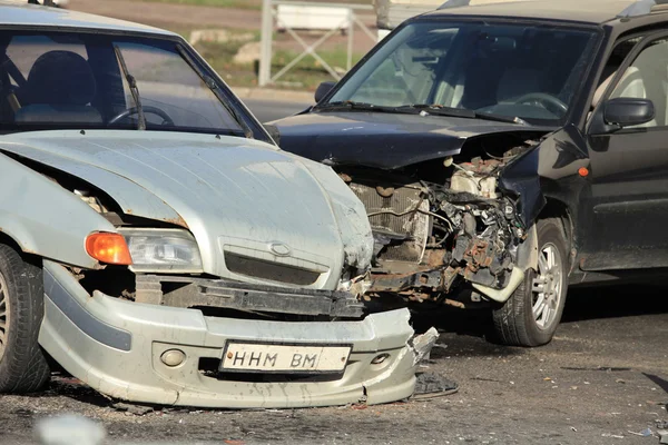 Unfall im Straßenverkehr — Stockfoto