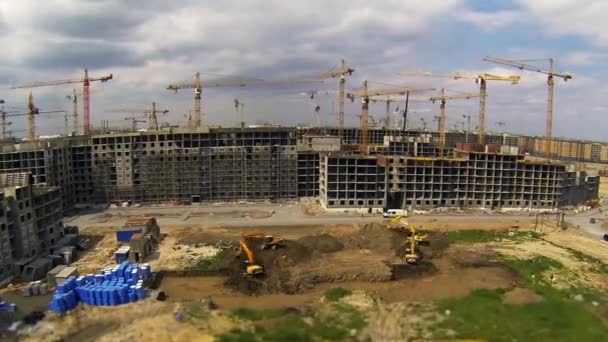 Construcción grande — Vídeo de stock