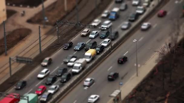 Caducidad del tiempo en carretera — Vídeo de stock