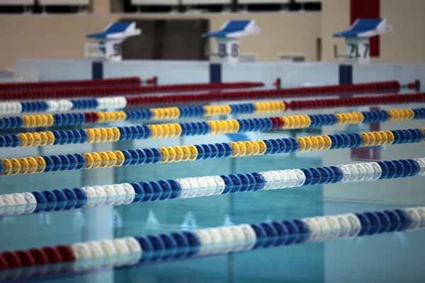 Marcador de pista de natação — Fotografia de Stock