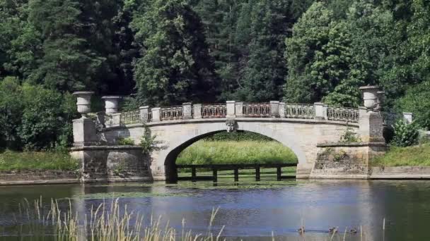 Puente viejo — Vídeo de stock