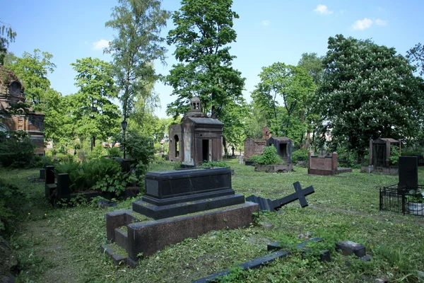 Cimitir peisaj dramatic — Fotografie, imagine de stoc