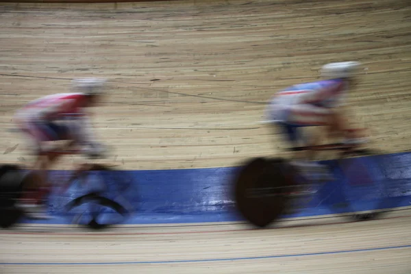 Rowerowy wyścig Velodrome — Zdjęcie stockowe