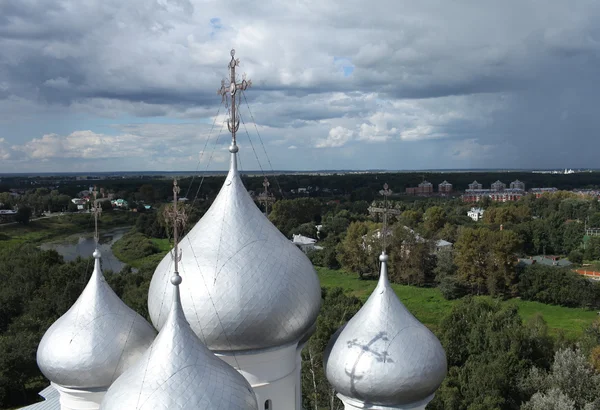 Dôme de la cathédrale Sainte-Sophie à Vologda — Photo