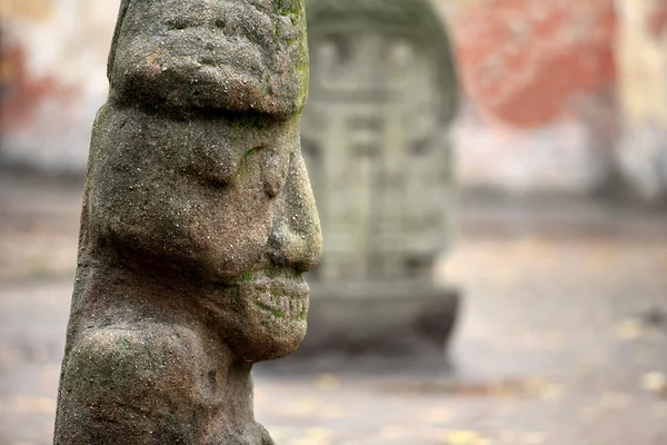 Taş Aztek tanrıları — Stok fotoğraf