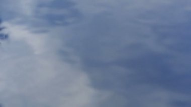 bulutlar soyut arkaplan, suda yansıma