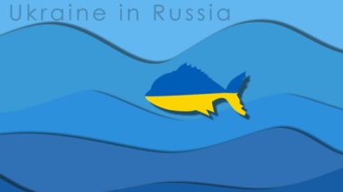 Rusya silahlı çatışması Ukrayna kavramını yakaladı, Ukrayna balığı büyük bir yırtıcı balık Rusya 'nın ağzına düştü.