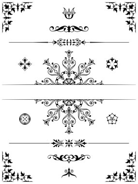 Ornament design elements dividers