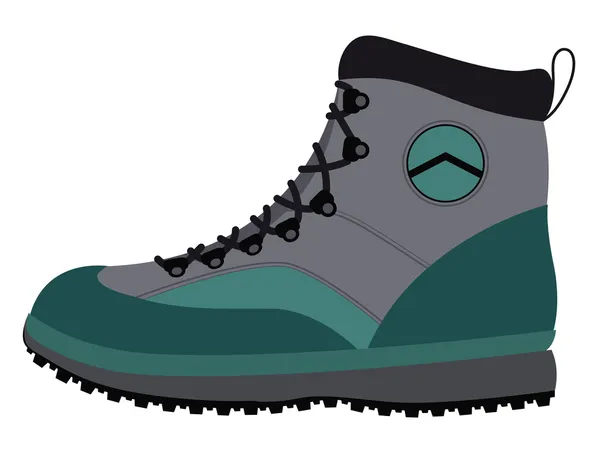 Bota de senderismo vectorial — Vector de stock