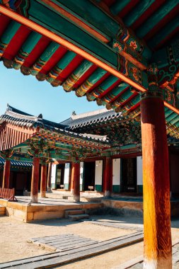 Jeonju Hanok Köyü Jeonju, Kore 'deki Gyeonggijeon Salonu.