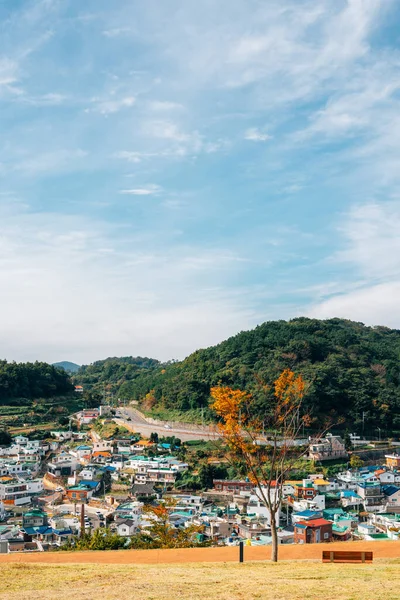 Panoramisch Uitzicht Seopirang Dorp Tongyeong Korea — Stockfoto