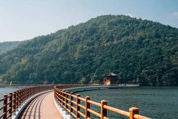 Ogyeonji Pond Songhae Parkı ve Daegu Dağı, Kore
