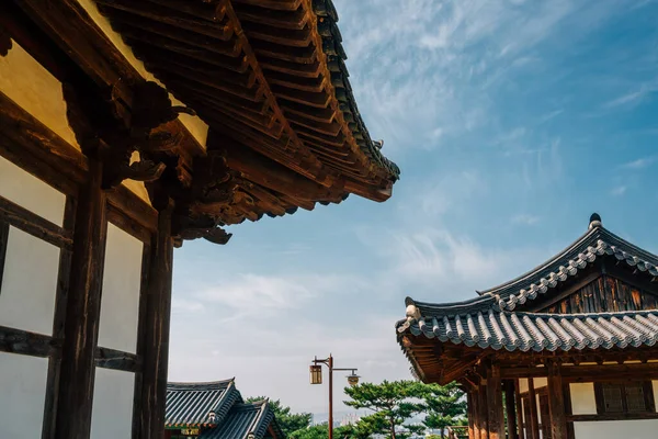 Koreaanse Traditionele Architectuur Het Uam Historic Park Daejeon Korea — Stockfoto