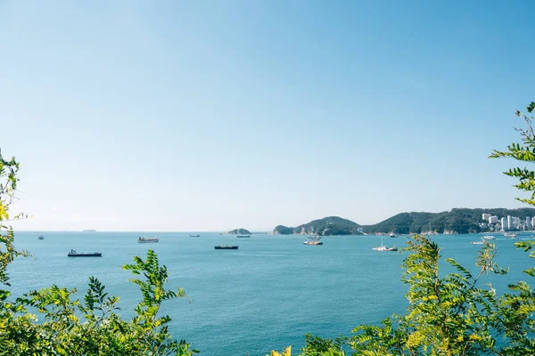 View Huinnyeoul Culture Village Seascape Busan Korea — Stockfoto