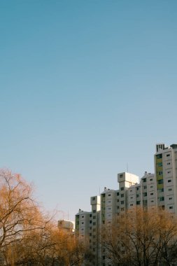 Seul, Kore 'deki modern apartman binası.