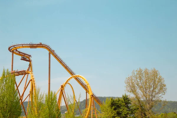 Amusement Park Roller Coaster Bomun Tourist Complex Кьонджу Корея — стокове фото