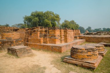 Varanasi, Hindistan 'da Sarnath harabeleri