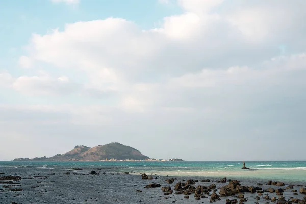 Strand Von Geumneung Auf Der Insel Jeju Korea — Stockfoto