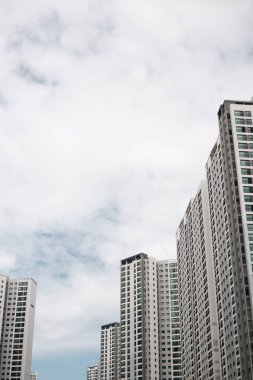 Ansan, Kore 'de modern apartman binası.