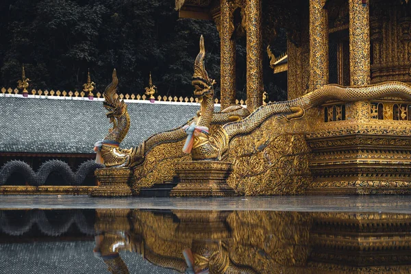 Goldener Tempel Chiang Mai Thailand — Stockfoto