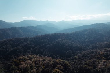 mountain view sunset and purple twilight