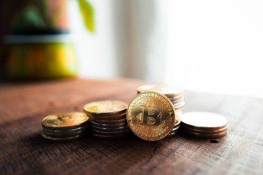 Bilgisayar ekranında şifreli para ve grafikler, evde ticaret