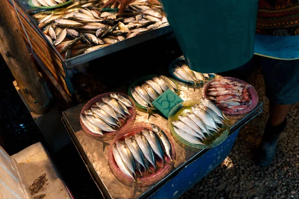 Oberedda Skaldjur Marknad Nära Det Tropiska Havet — Stockfoto