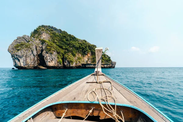 Travel Long Tail Boat Sea Krabi —  Fotos de Stock