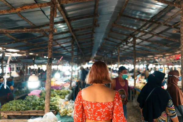 Viajar Mercado Local Mercado Cerca Del Mar — Foto de Stock