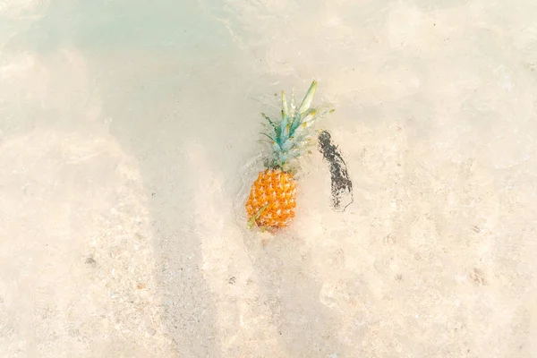 Ananas Moři Létě Ovoce — Stock fotografie