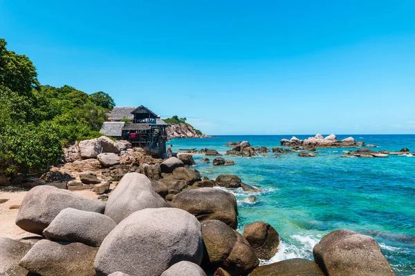 Beautiful Tropical Beaches Islands Rocks Summer — Stock Photo, Image