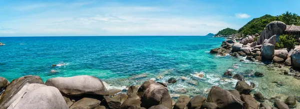 Mooie Tropische Stranden Eilanden Rotsen Zomer — Stockfoto