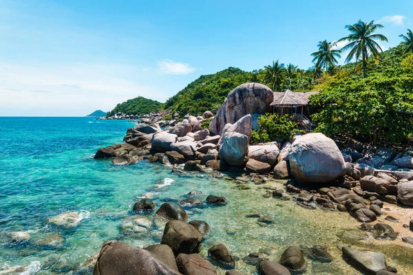 Beautiful Tropical Beaches Islands Rocks Summer — Stock Photo, Image