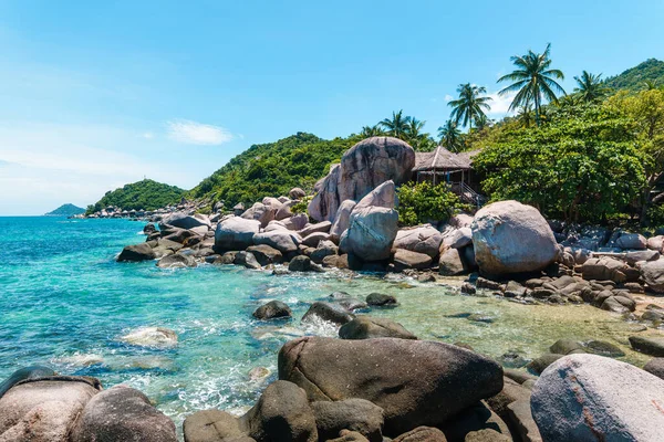 Beautiful tropical beaches at islands and rocks in summer.
