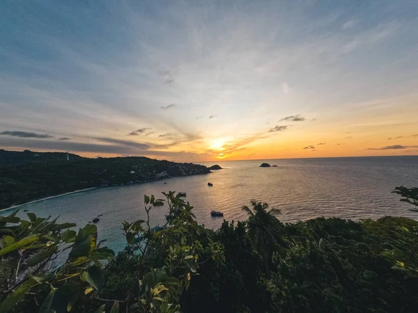 Letní Výhled Moře Tropickém Ostrově Mořská Krajina — Stock fotografie