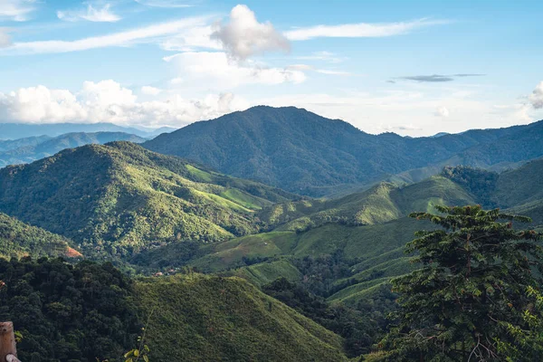 Green Mountain Valley Nan Tailândia — Fotografia de Stock