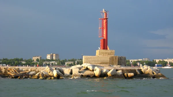 Panorama do mar e da costa — Fotografia de Stock