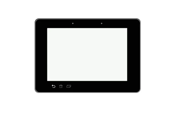 Illustration of black tablet — Stock Photo, Image