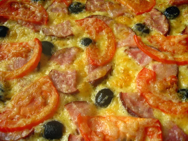 Lezzetli lezzetli pizza — Stok fotoğraf