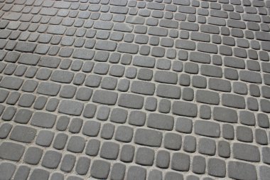 taş bloklardan yapılmış yol kaplama