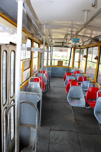 Prohlédni uvnitř tramvajové — Stock fotografie