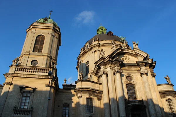 The Dominican church and monastery in Lviv — Stock Photo, Image