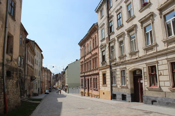 Street of L.Ukrainka in Lvov — Stock Photo, Image
