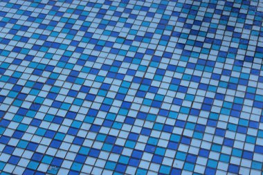 mavi ve açık mavi mozaik gelen doku