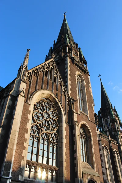 Tempel der Heiligen Olga und Elusabeth in der Stadt Lwow — Stockfoto