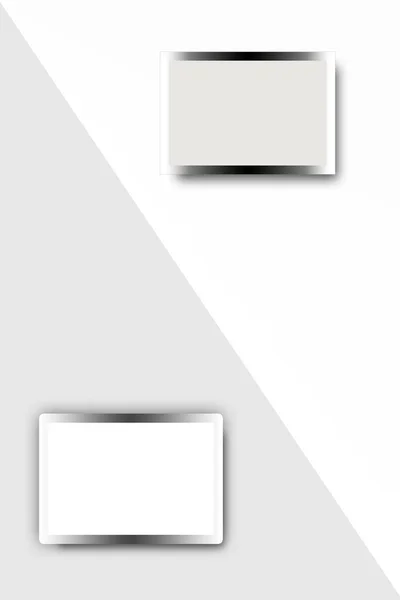 Fehér és szürke tabletta — Stock Fotó