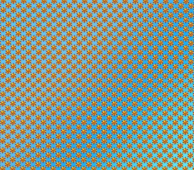 Kırmızı ve sarı rakamları doku