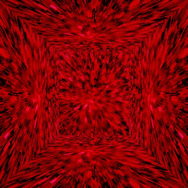 Rote abstrakte Textur in dreidimensionaler Form — Stockfoto