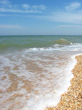 dalgalar ile deniz manzara